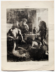 antique print from l'art francaise